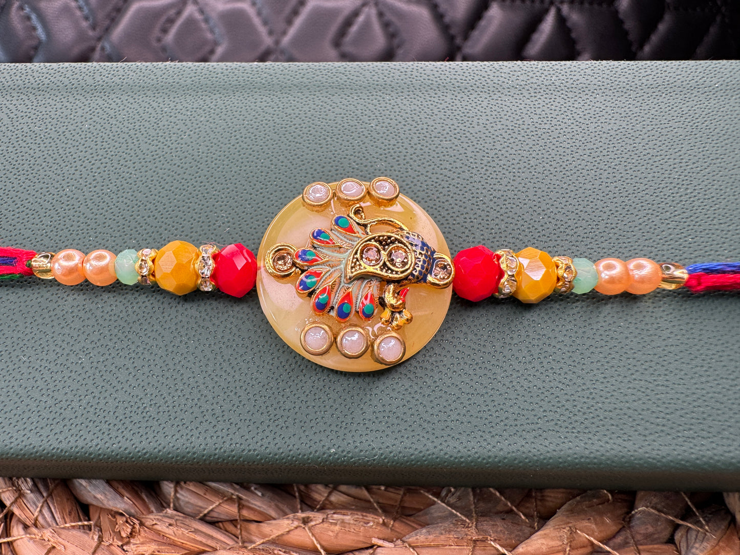 Hand worked Premium Designer Rakhi